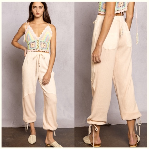 💝Boutique~POL🍑Pretty Thermal Joggers💗 - Picture 5 of 5